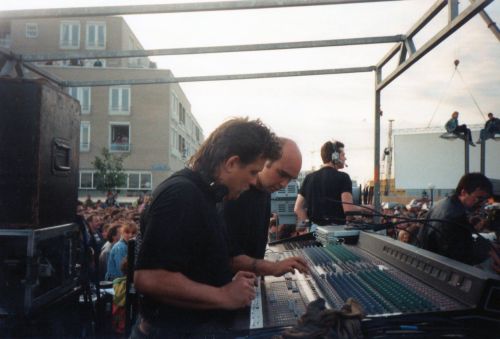 Golden Earring road crew June 22 1991 Almere - Open Air